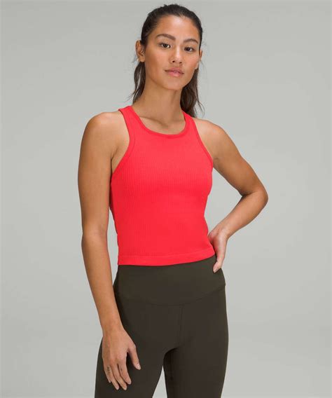 lululemon cross back tank|lululemon cropped racerback tank top.